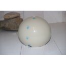 15cm Brunnenkugel creme mit t&uuml;rkisen  Tapsen mF